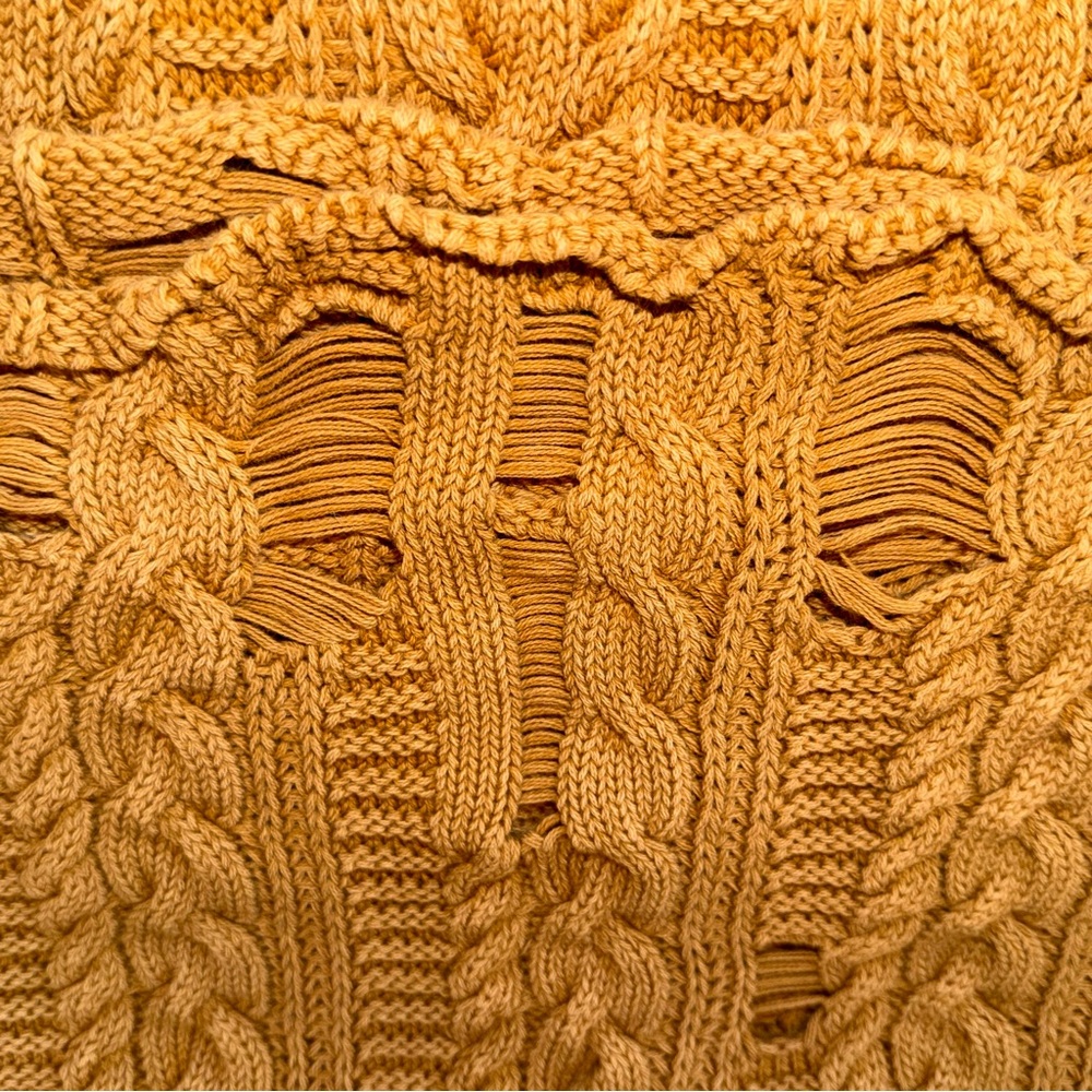 Free People Cable Knit Butterscotch Skirt - Picture 9 of 10